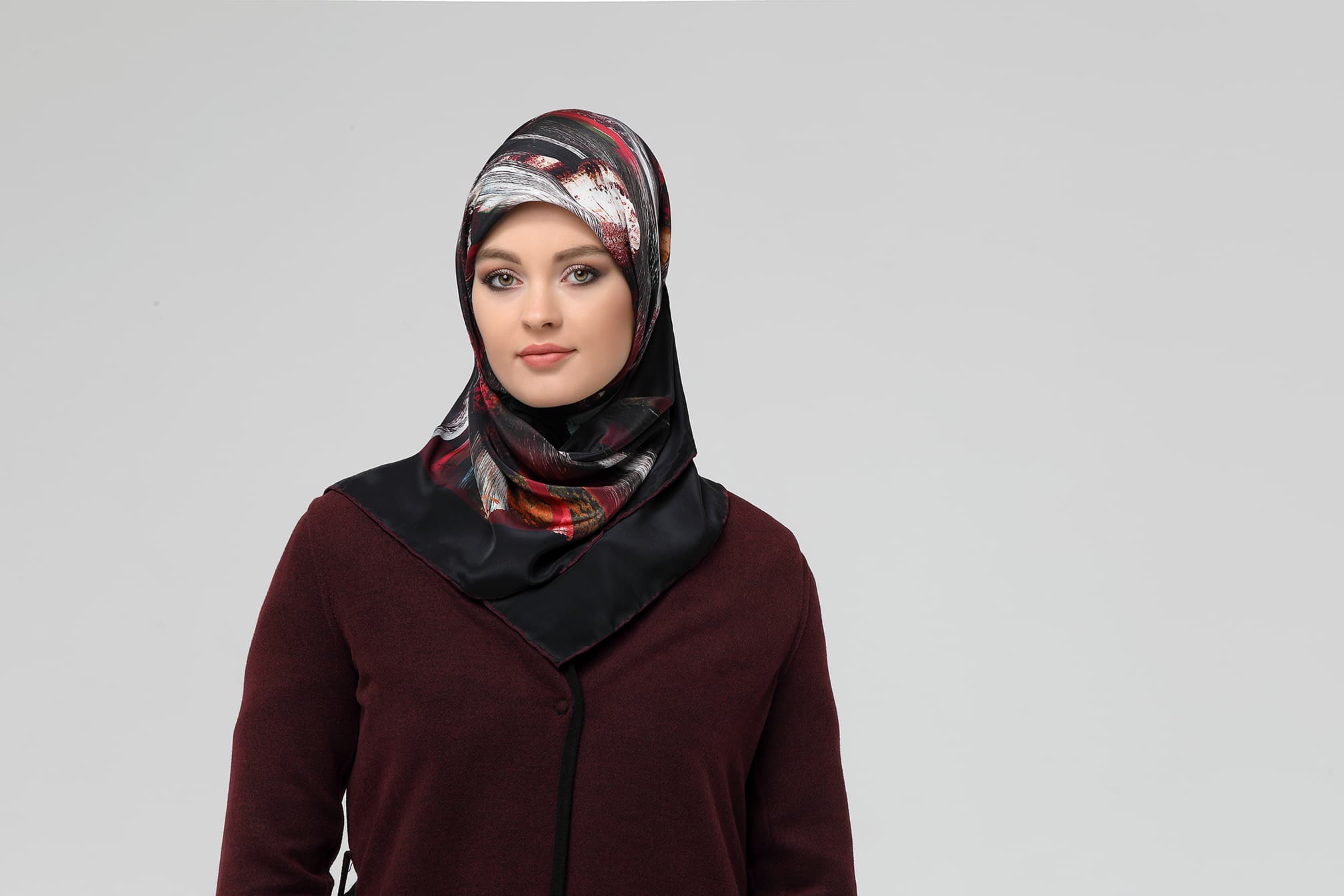 Orkide Tekstil silk scarf and foulard pattern from the design archive — Nº 01