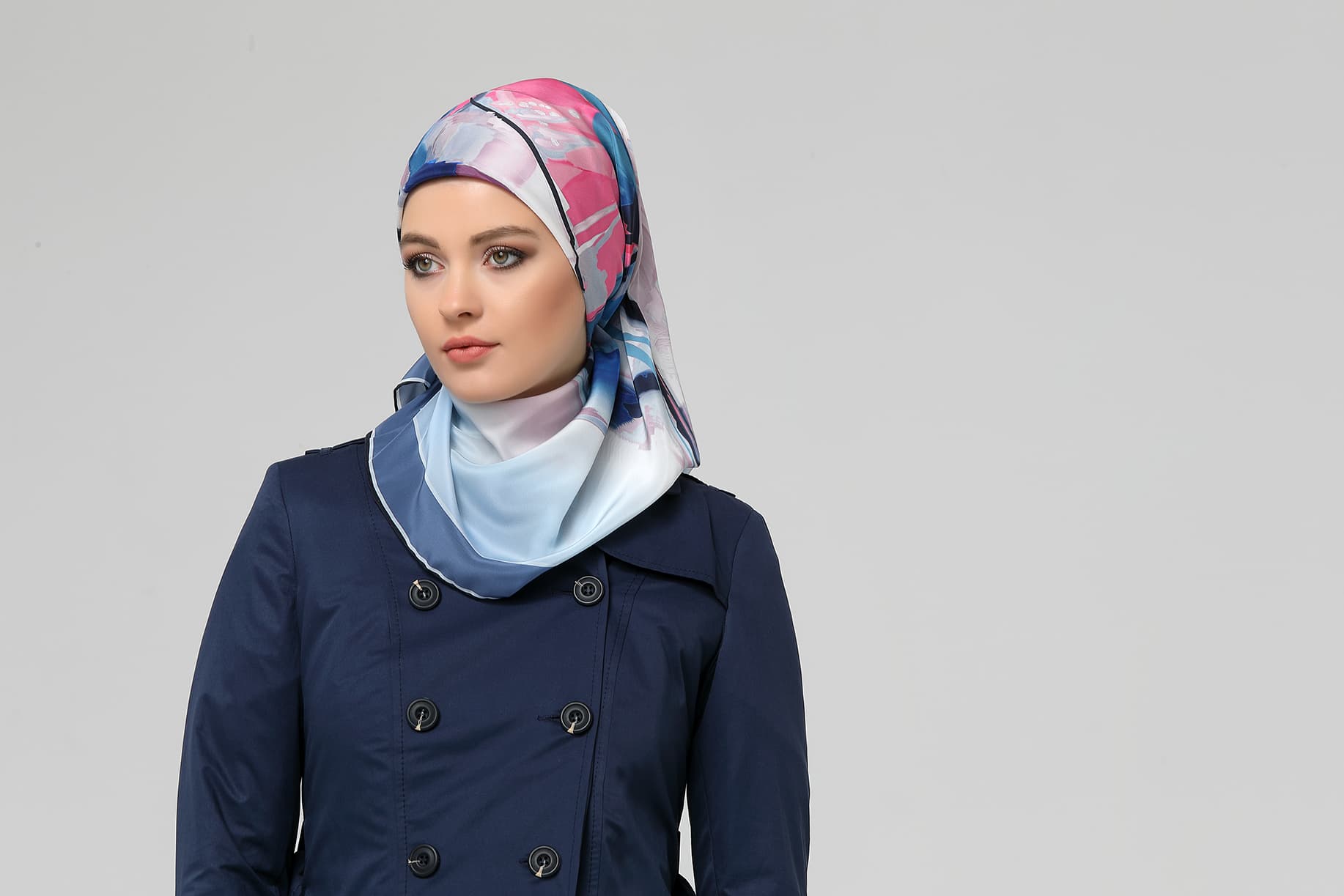 Orkide Tekstil ipek eşarp ve fular kreasyonu — desen arşivinden Nº 04