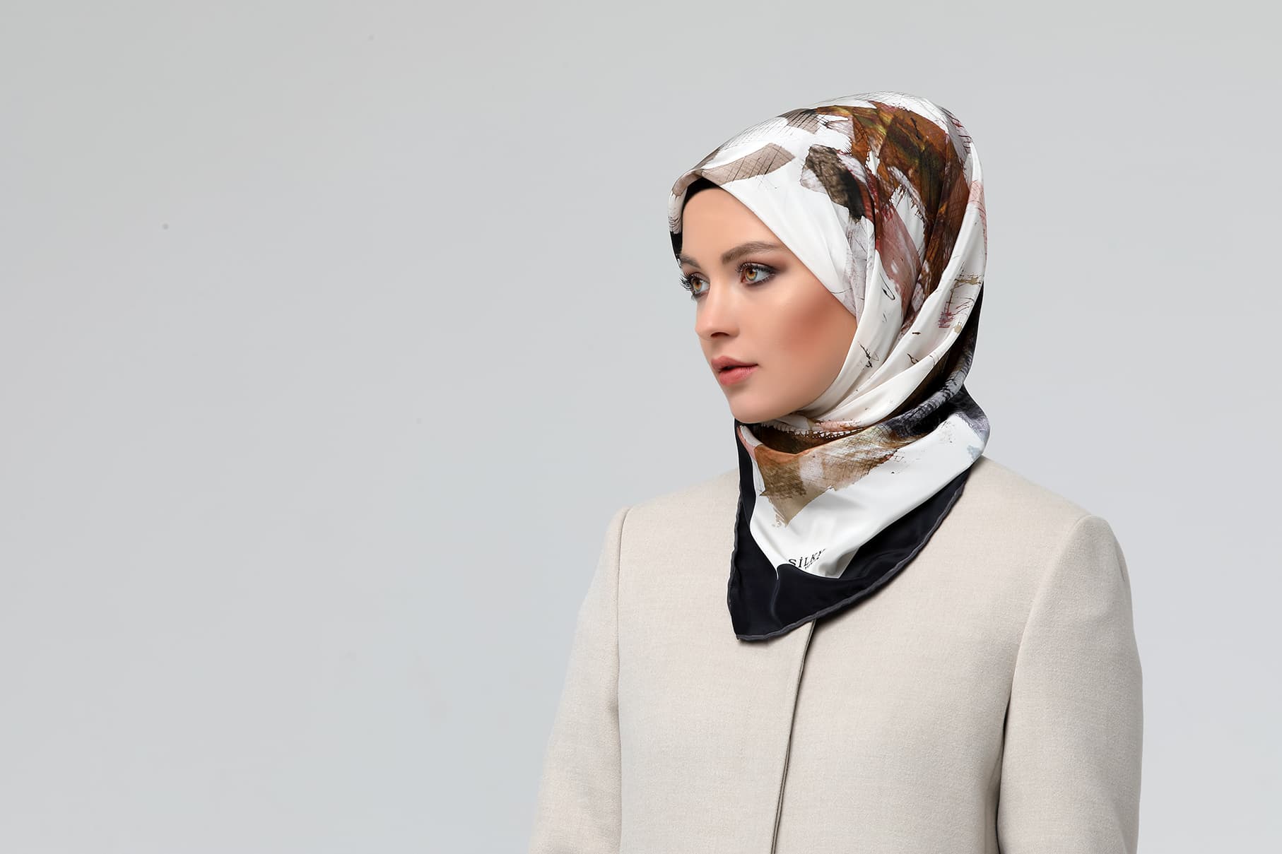 Orkide Tekstil silk scarf and foulard pattern from the design archive — Nº 10