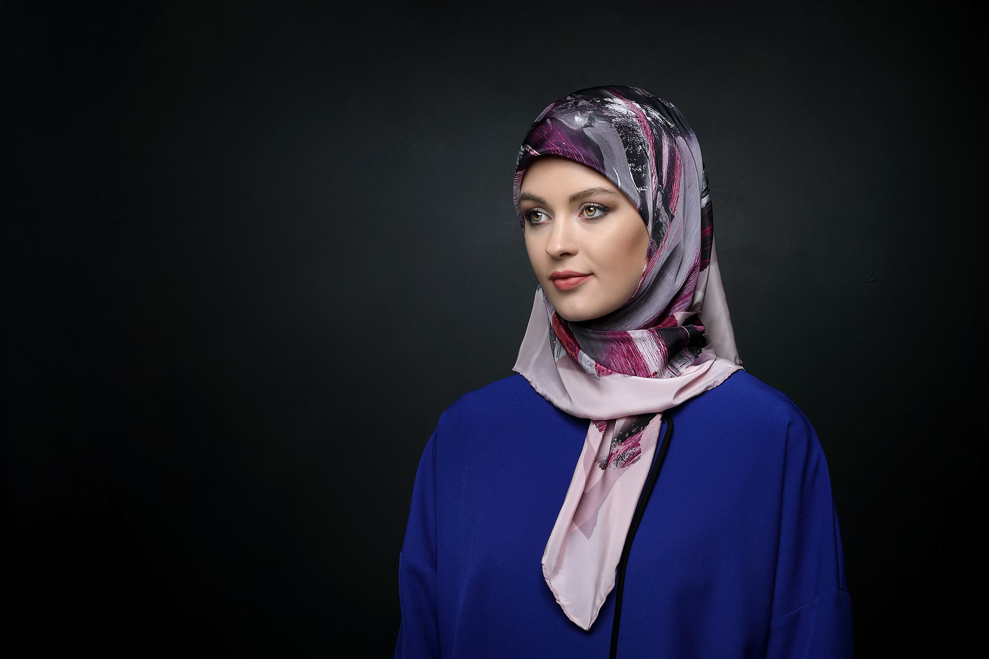 Orkide Tekstil silk scarf and foulard pattern from the design archive — Nº 03