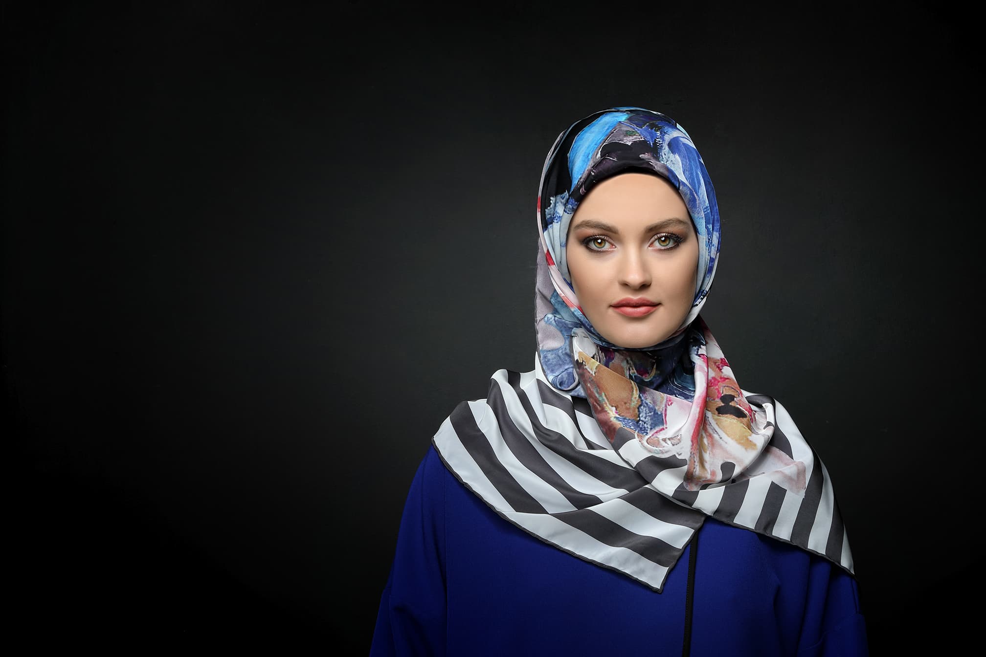 Orkide Tekstil silk scarf and foulard pattern from the design archive — Nº 08